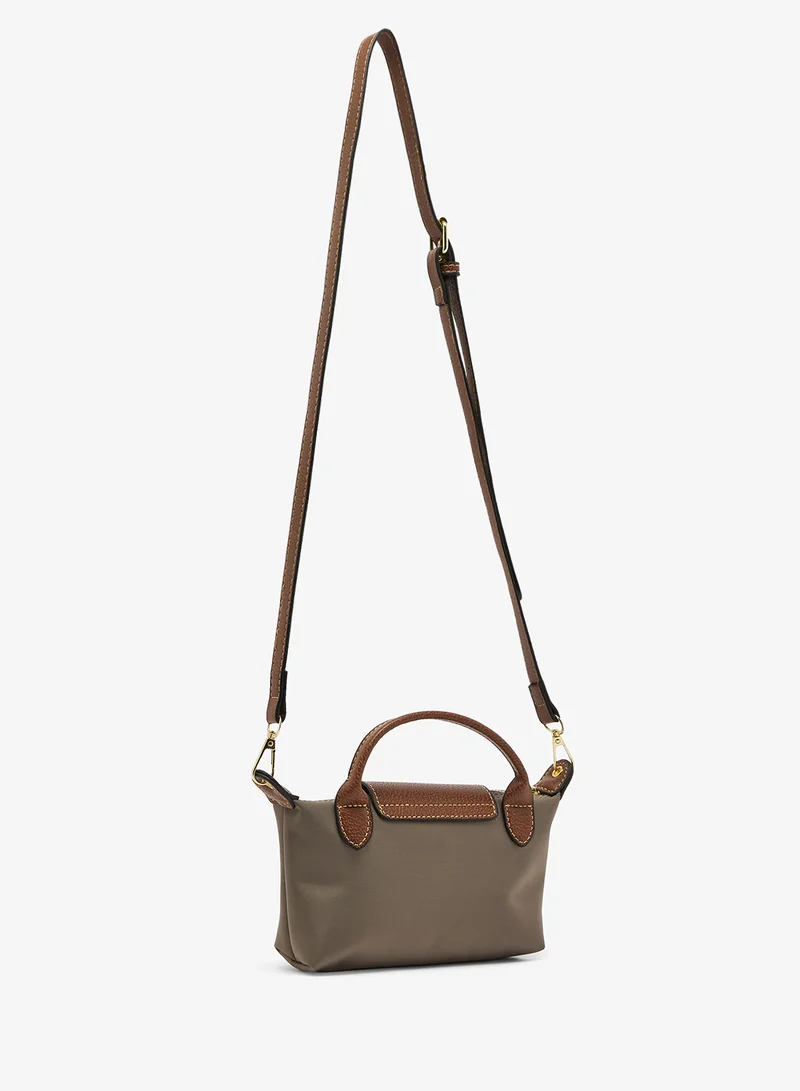 ايلا حقيبة كروس بودي كلاسيكية بمقبض علوي وحزام مع غطاء